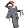 Pantsuit Set Set Tapered Pants Ceremony Set Long Entrance Graduation [MATSUMIZUYU] Women's - 2-Piece - - Sleeves, V-Neck, Belted, Washable,