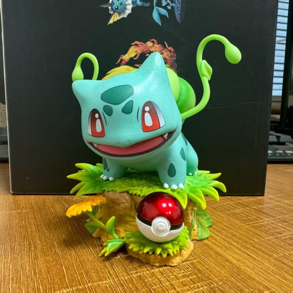 Pokmon Bulbasaur Gengar anime Family Grass Series Collection Can be given as a gift PVC Festival Cute pet Ball toys Durable Gift