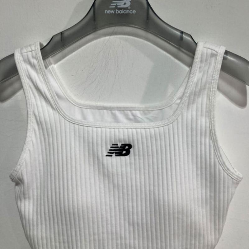 NeW Balance W Soft Ribbed Crop Top nbngf2W312 White