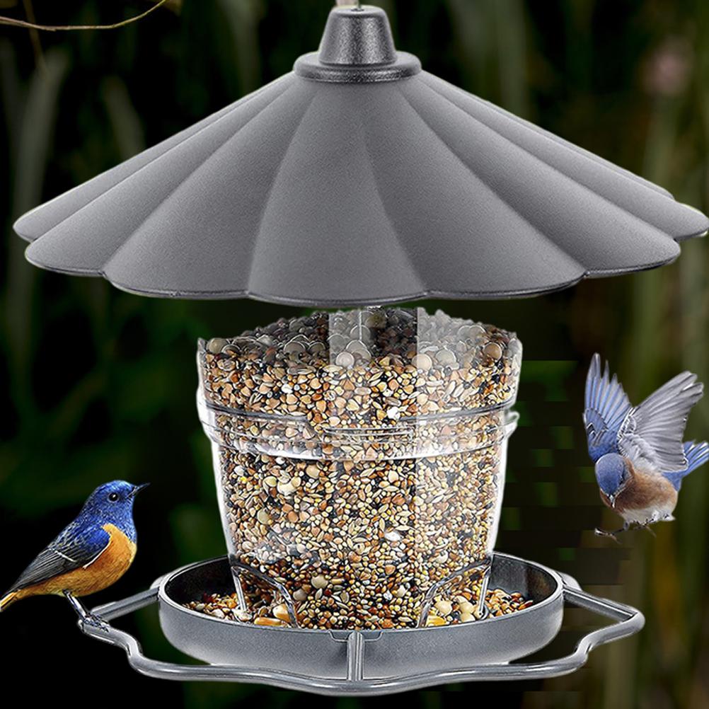 Wild Bird Mater Sammenleggbar Panorama Gazebo Bird Mater Bærbar utendørs hengende fuglemater