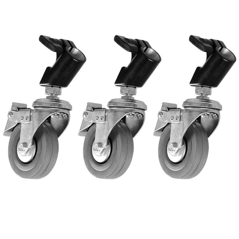 Стойка для фотоосвещения серии B-22 на колесах – Устойчивая, Утолщенная, Мобильные аксессуары