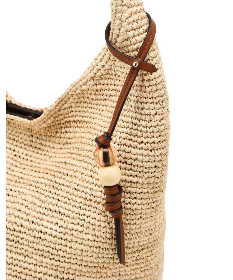 Hazzys Women Acc Raffia Wide Hobo Shoulder Bag Hiba6E832I2