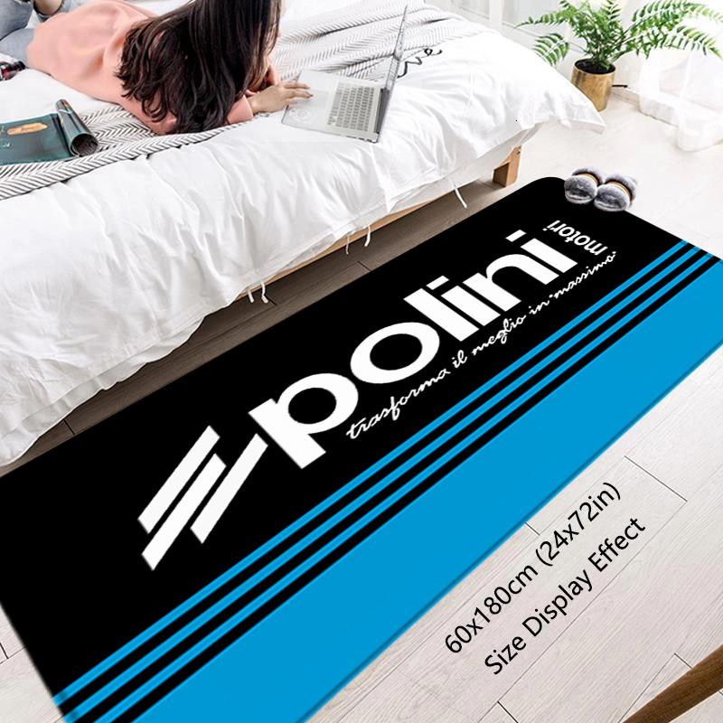 Interior Floor Mat P-Polini Italy Scooter Doormat Non-slip Foot Rug for Entryway Kitchen Carpet Bedroom Bedside Mats Home Decors