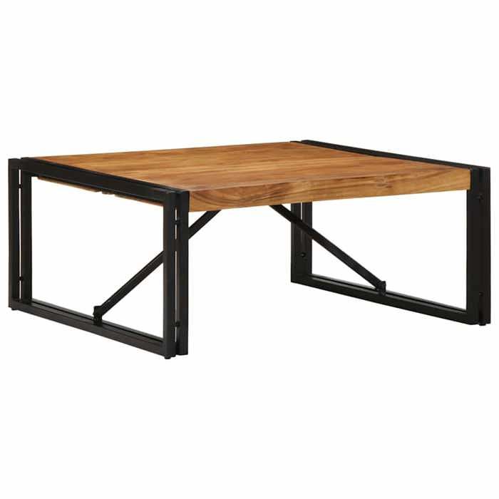 VidaXL Table basse 80x80x35 cm bois massif acacia, table latérale, table de salon, table d'accent, bout de canapé, table 4016672