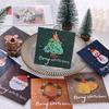 6Set Mini Christmas Greeting Card Christmas Blessing Cards Envelope New Year Postcard Gift Card Birthday Card