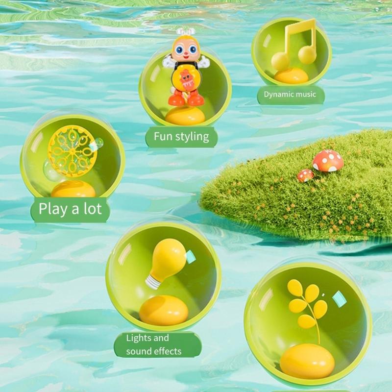 Musical Crawling Baby Toy With LED Light Show Educational Robot Gift For Kids Early Development