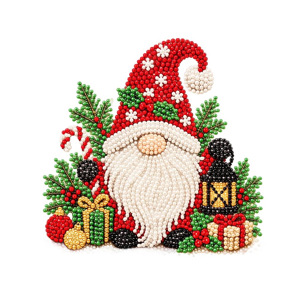 Christmas DIY Kit, Bead Painting Set for Holiday Decor