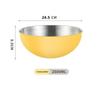 Stainless Steel Salad Mixing Bowl With Scale For Household Kitchen Knead Dough Baking Cooking Cream Tableware