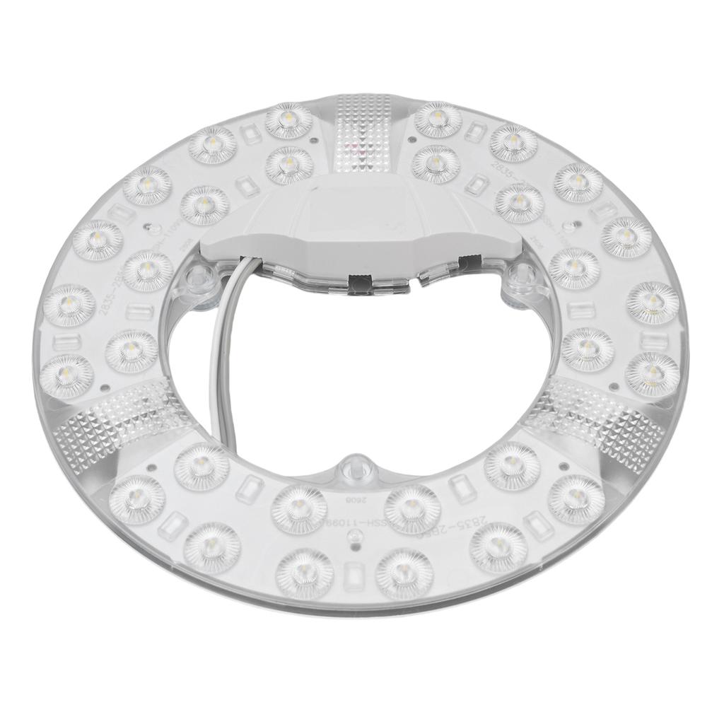 Ceiling Fan LED Light Energy Saving White Color Ceiling Light Retrofit Kit Round Light Replacement Panel PC Board 30W