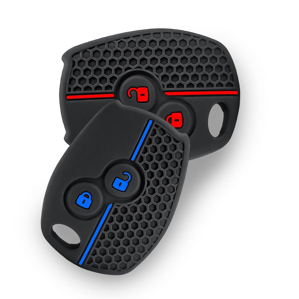 1 PCS silicone car key case for renault trafic clio Duster Logan dacia sandero for Nissan terrano Almera