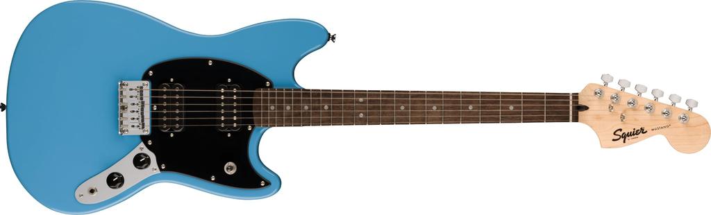Squier Electric Guitar Mustang HH Blue Laurel