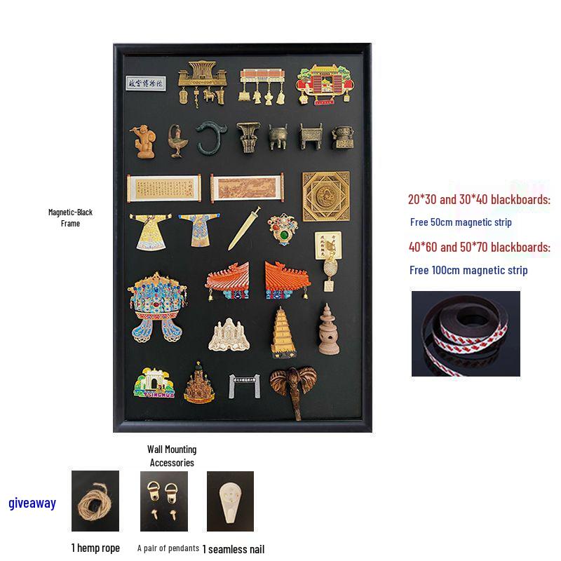 

Decorative Magnetic Refrigerator & Blackboard Menu Display Panel 20x30 cm