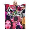 Omar Courtz Warm Soft Blanket Kids Adult Plush Throw Blanket Fashion Outdoor Flannel Bedspread Sofa Bed Cover