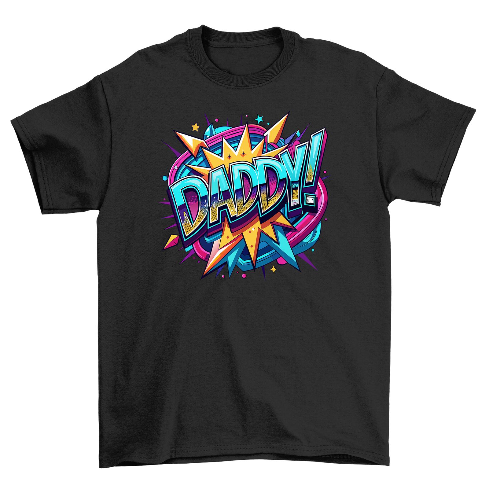 Daddy Retro Vintage T-Shirt Mens Womens Tees Top - Hilarious throwback vibes! Unisex Printed Design, 2XL