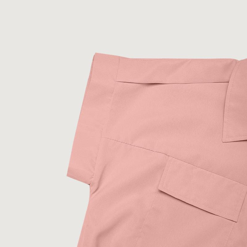 ZANZEA Women Turn Down Collar Short Sleeve Casual Shirt Dress