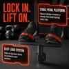 Compact Design Tib Bar Adjustable Nylon Straps Tibia Dorsi Machine Calf Raise Machine  Leg Workout