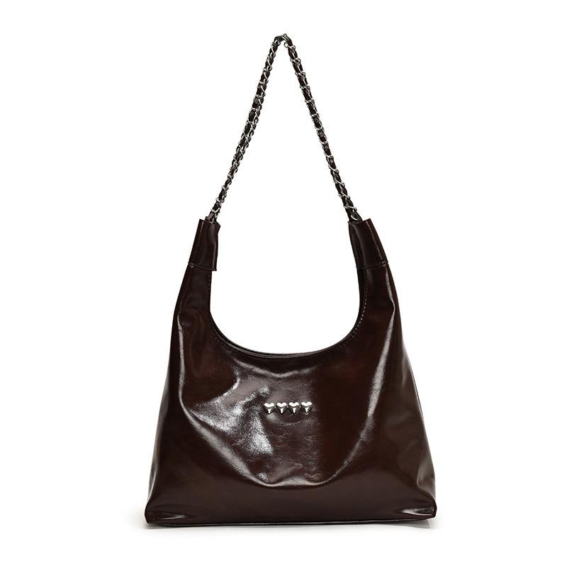 

Любовная цепочка сумка подмышку новый тренд мода осень популярная сумка на плечо