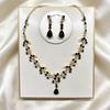 Korean Style Bridal Jewelry Set - Crown, Headband, Earrings, Necklace, & Hair Accessories for Wedding Dresses.