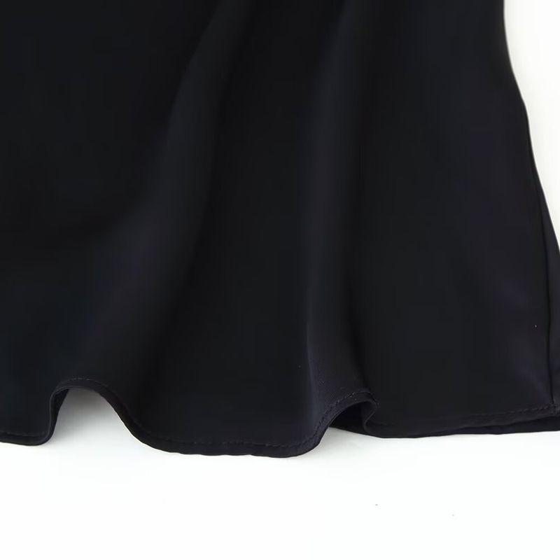 Kaslead New Women clothes Western Style Fashion With Belt Patchwork Midi Dress 5029180 800