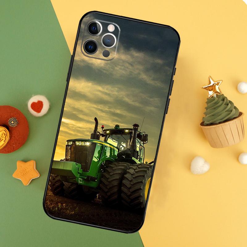 Farm Vehicle Tractor Phone Case For iPhone 17 17Air 16 15 14 13 11 12 Pro Max 12 13 Mini 16E Shockproof Cover