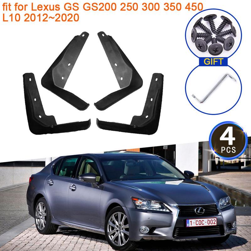 For Lexus GS GS200 250 300 350 450 L10 2012 2013 2014 2015 2016 2017 2018 Mudguards Splash Fender Mudflaps Accessories