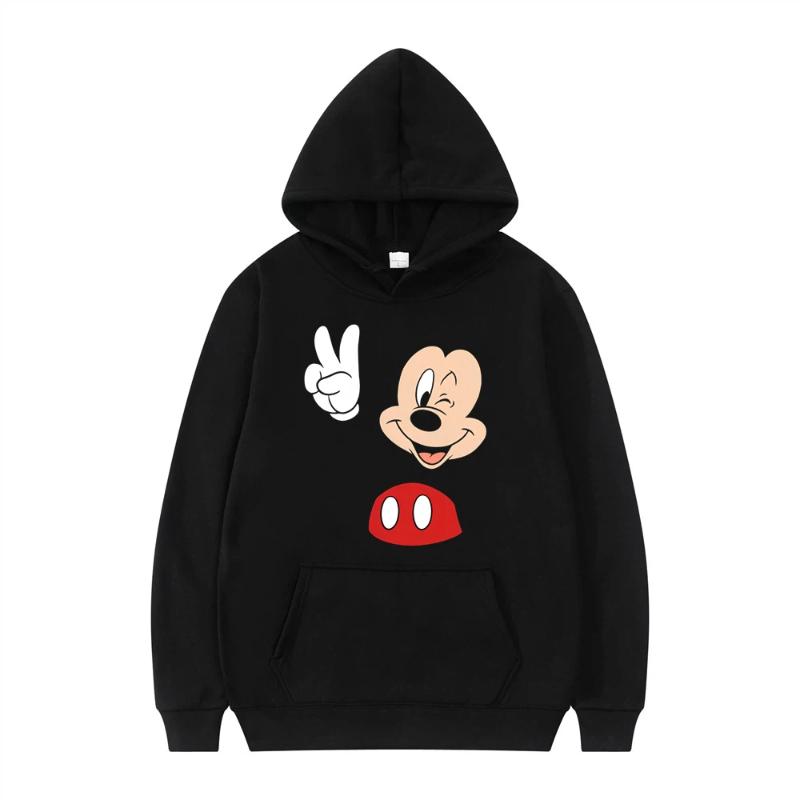 

Disney Mickey Mouse Cartoon Anime Women Pullover Tops Spring Autumn Men Hoodie New Fashion Sports Oversized Sweatshirt Clothing XS