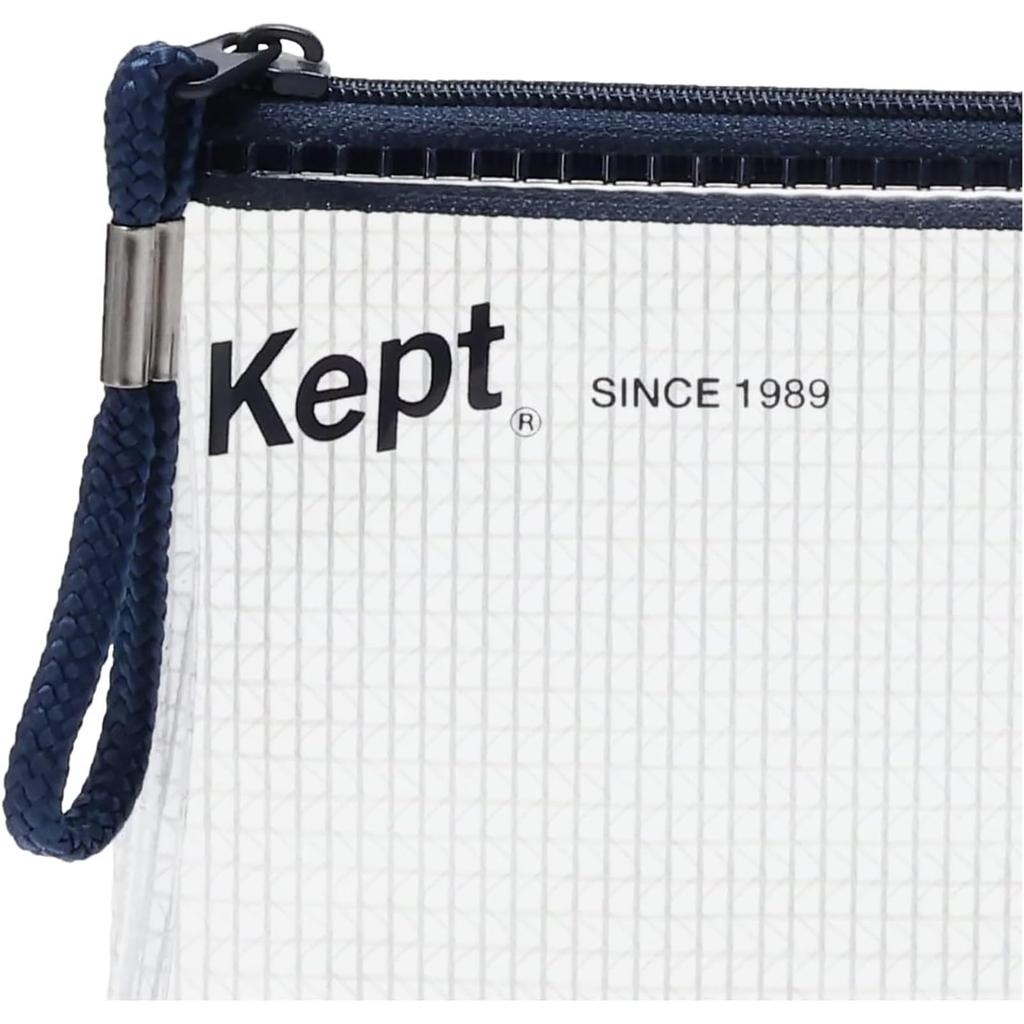 Raymay Fujii Klarsicht-Federmäppchen, Stiftebeutel, Dunkelblau, KPF603K