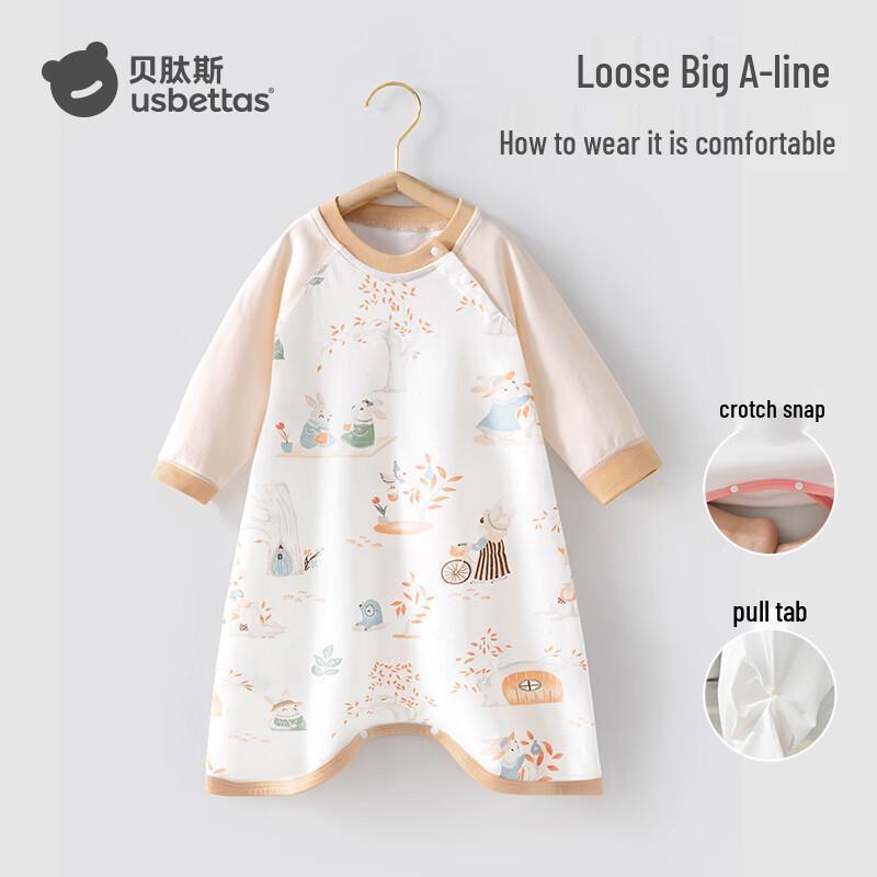 Beitais Baby Cotton Sleep Robe with Anti-Kick Feature 73