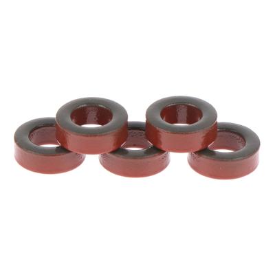 (BBQ4)5pc T37-6 T37-2 T50-2 Iron Powder Core 9.5*5.2*3.3mm AL=3.0nH/N2 8.5uo Iron Dust Ferrite Toroid Core Coating Yellow Gray