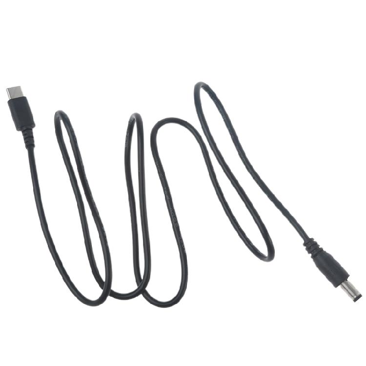 200cm USB C PD To 12V 5.5x2.1mm Power Supply Cable for Router Laptop LED Lamp Printer Modems Notebook Computer