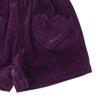 Bonton Velvet Shorts With Heart Pocket 76a7t 413 01
