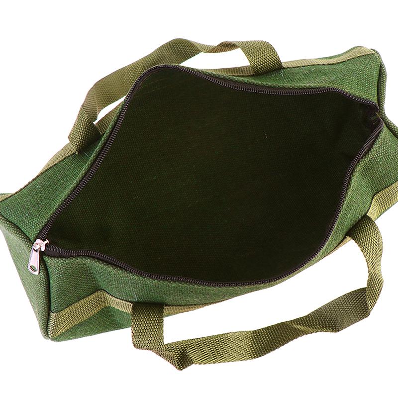 Durable Thicker Canvas Tool Pouch For Electrical Tool Storage Organizer