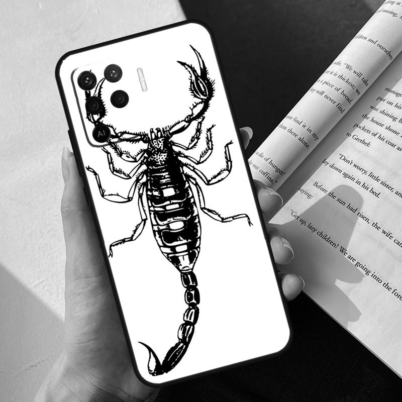 Scorpion Case For Oppo A80 A60 A40 A78 A38 A18 A98 A58 A96 A76 A16 A94 A74 A54 A15 A17 A57 A77 A5 Pro OPPO A74 5G