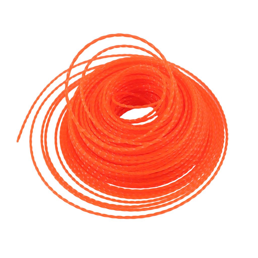 49m Mowing Cord 2.4mm X 49m Nylon Mowing Line Easy Installation Efficient Cutting Flexible Thickness Gardening Tasks