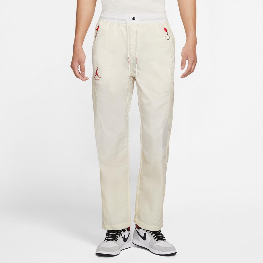 Air Jordan X Off-White Woven Pants Fossil Men Bottoms Cream DB4250-233