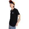 Casual Cotton Round Neck Short Sleeve T-Shirt Men Tops Black LMT005111200