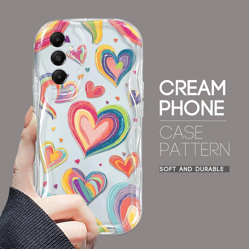 

Милый мультяшный узор, кремовая текстура, мягкий силиконовый чехол с волнистыми краями, чехол для телефона Samsung Samsung J7 Prime прозрачный