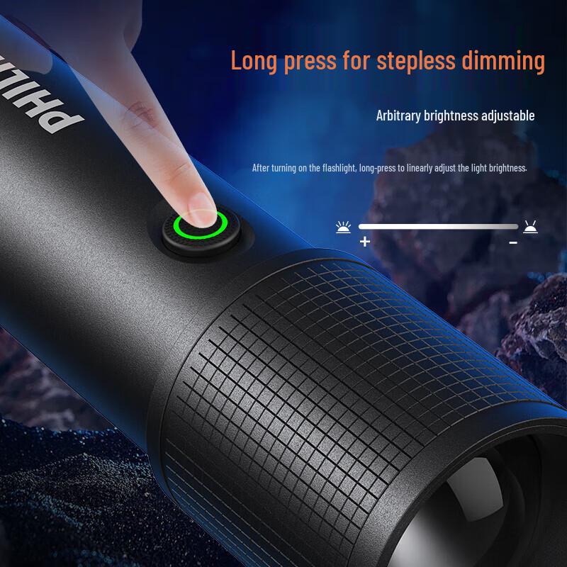 Philips SFL2185 Rechargeable LED Flashlight