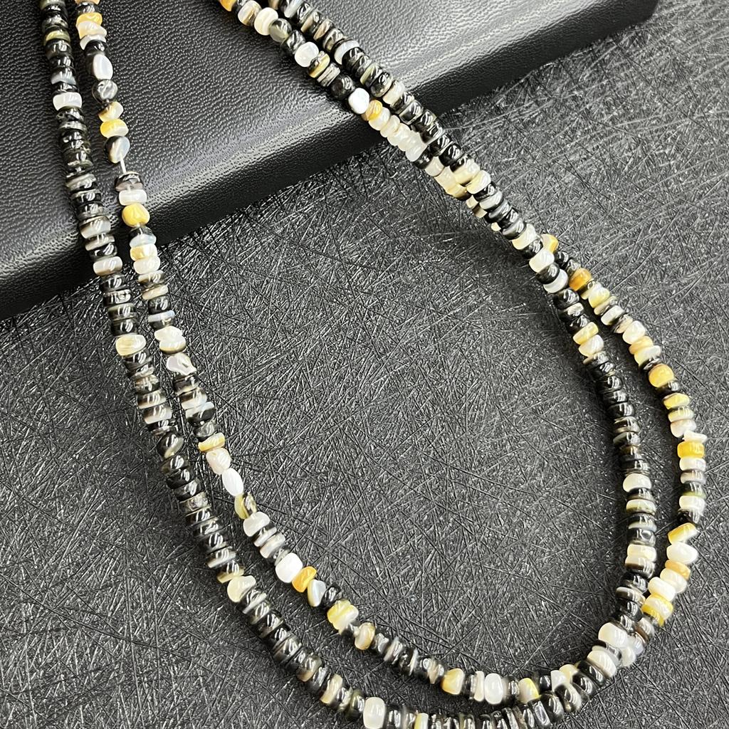 Natural Shell Beads, Fashion Handmade Irregular Loose Spacer Beads for Jewelry Making DIY Necklace, Bracelet, and Anklet Accessories, Crafts 38cm