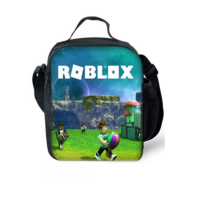 Plecak Roblox o dużej pojemności i z płynnie działającymi podwójnymi zamkami błyskawicznymi do szkoły i podróży