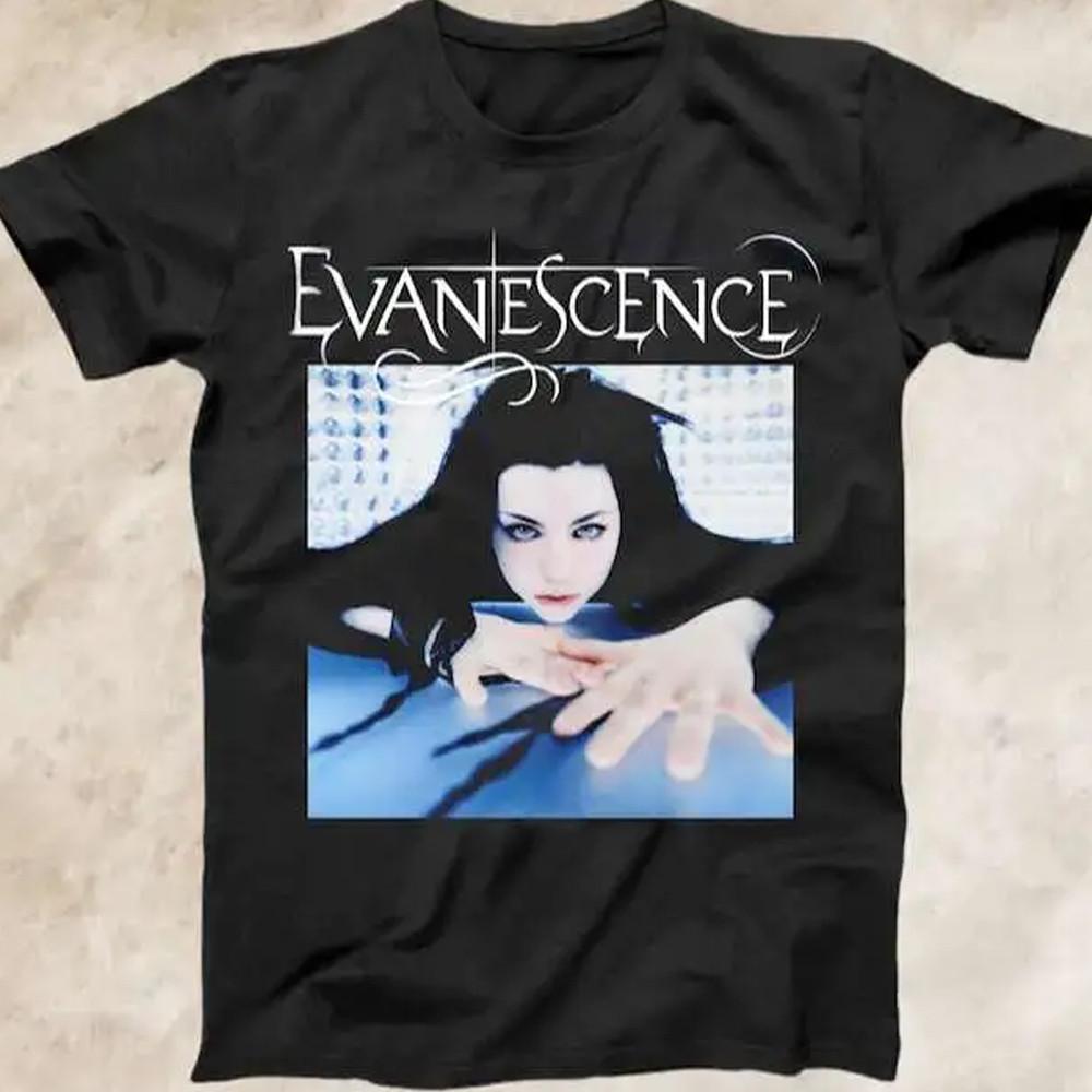 Evanescence kapela Amy Lee černé krátký rukáv S až 5XL Unisex Tričko 1F865 Unisex Tričko