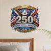 250th US Independence Day Commemorative Wall Stickers for Decoration