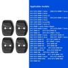 4Pcs Car Silicone Door Lock Buckle Cover Anti-collision For BMW X1 X3 X5 X6 X7 seriesE46 E90 E83 F10 F30 E60 G60 Car Accessories