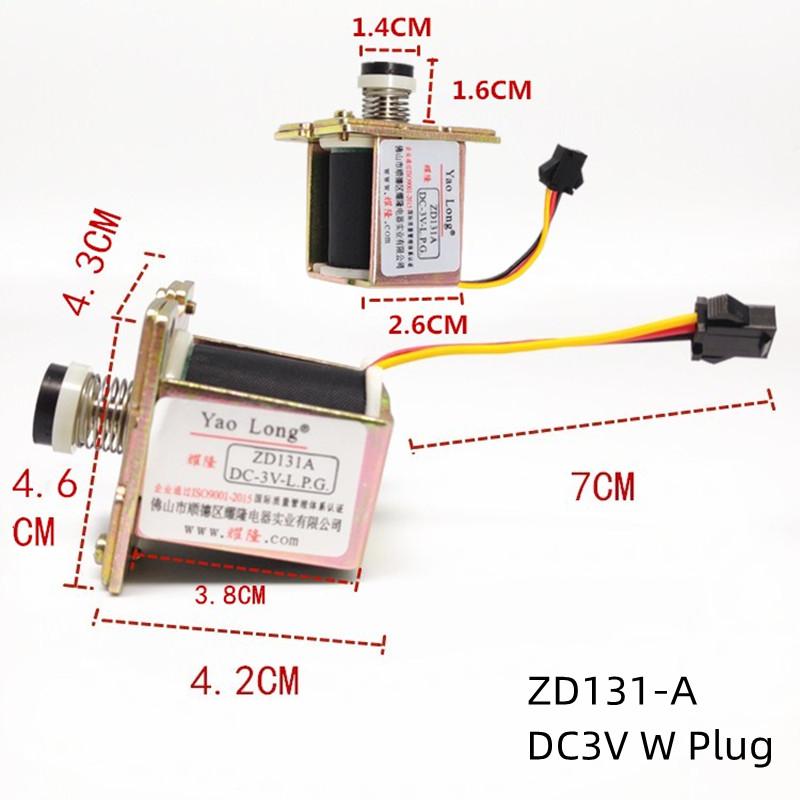 ZD252-A ZD131-A DC24V 3V LPG Gas Water Heater 3 Pin Connector Electromagnetic Solenoid Valve