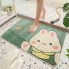Bathroom Anti Slip Floor Mat Moisture Moisture-wicking Bathroom Foot Rug Cartoon Animal Toilet Anti slip Mat Bathroom Bathroom Carpet