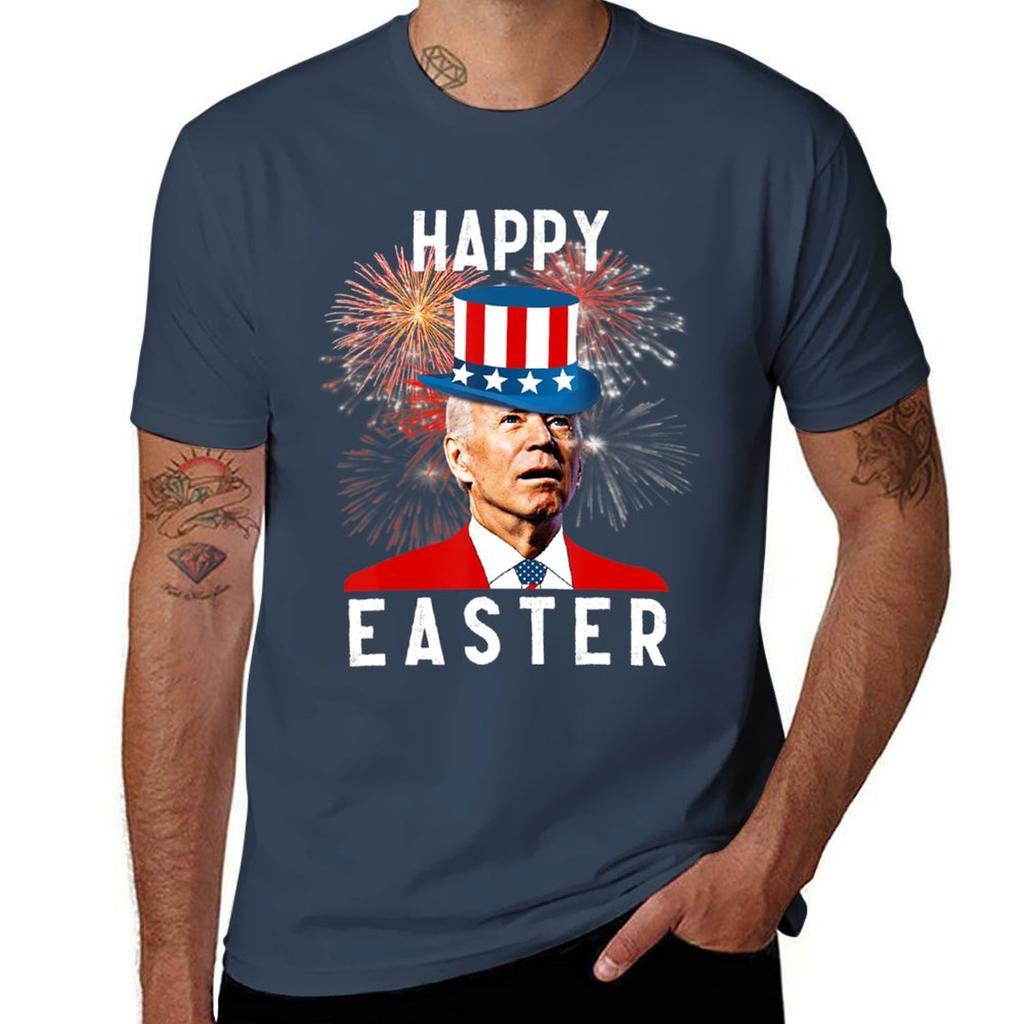 Joe Biden Happy Easter For Fun 4th Of July TShirt Breathable Sportswear TShirt for Unisex