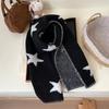 Soft Yarn Knit Scarf Versatile Design Yarn Scarf Cool Warm Wrap Scarf  For Women