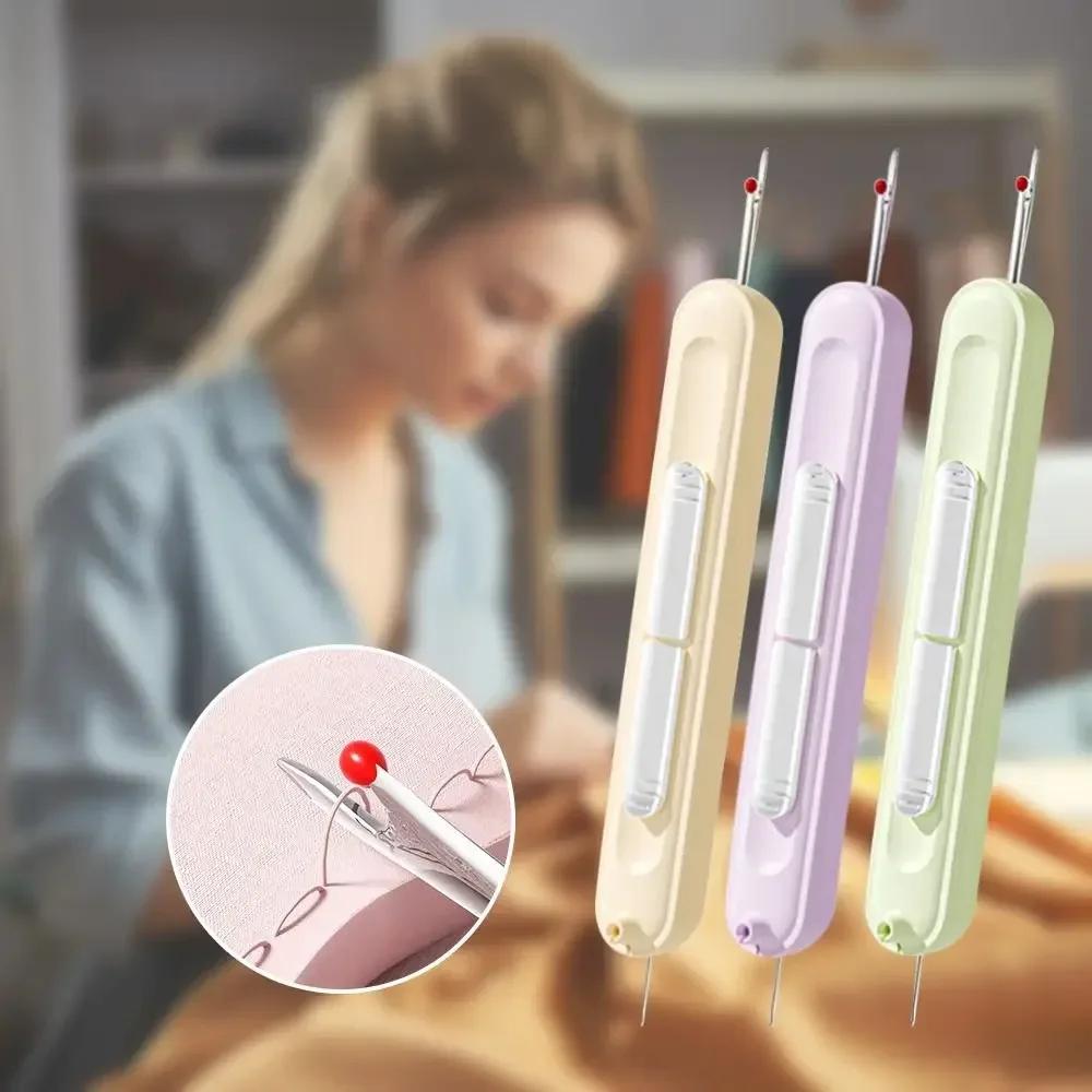 2in1 Needlework Threading Needle Threader Double Head Embroidery Cross Stitch Hand Sewing Special Tools DIY Sewing Accessories