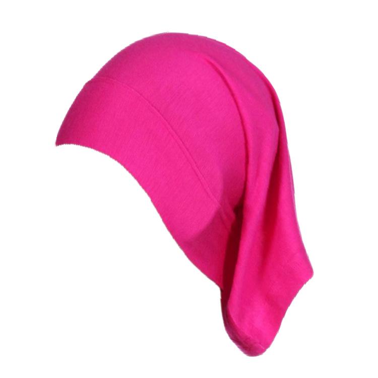 Silk Milk Elastic Undercap Ethnic Snood Solid Color Head Wrap
