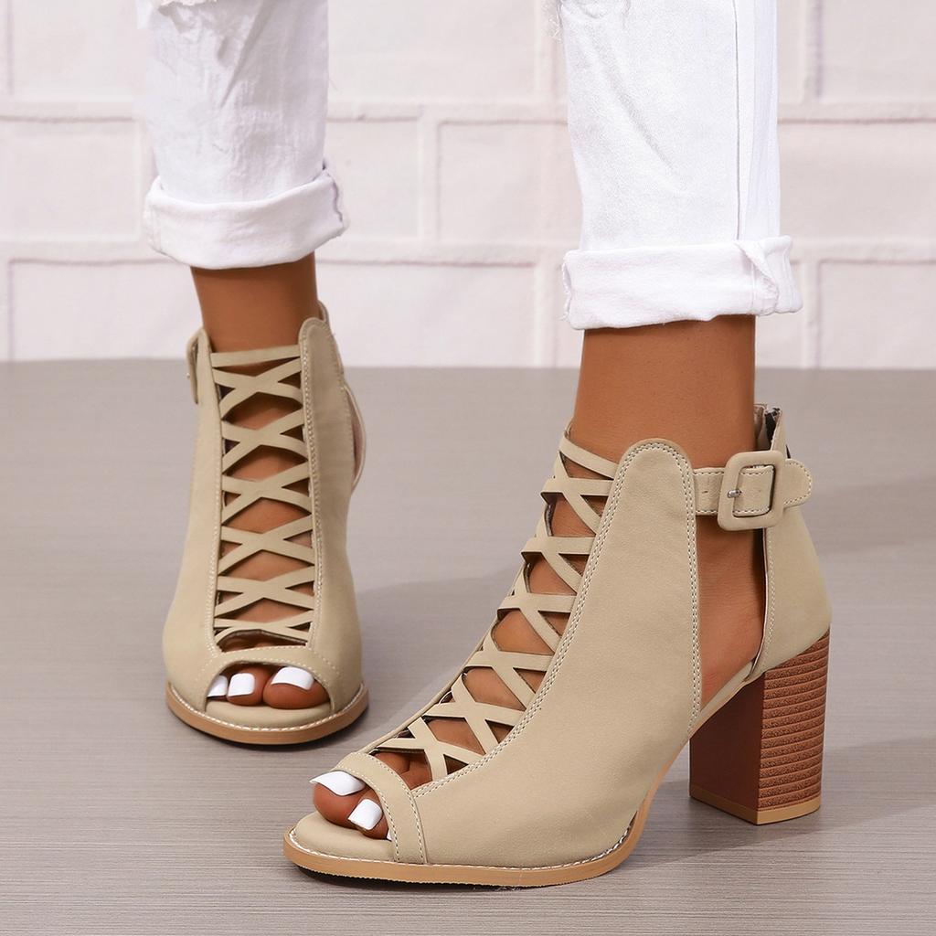 Sandały Damskie Letnie Buty Ortopedyczne Gruba Podeszwa Sandały Rzymskie Wygodne Szerokie Stopa Sandały na Plaże Sandały z Miękką Wkładką Buty Casualowe Letnie